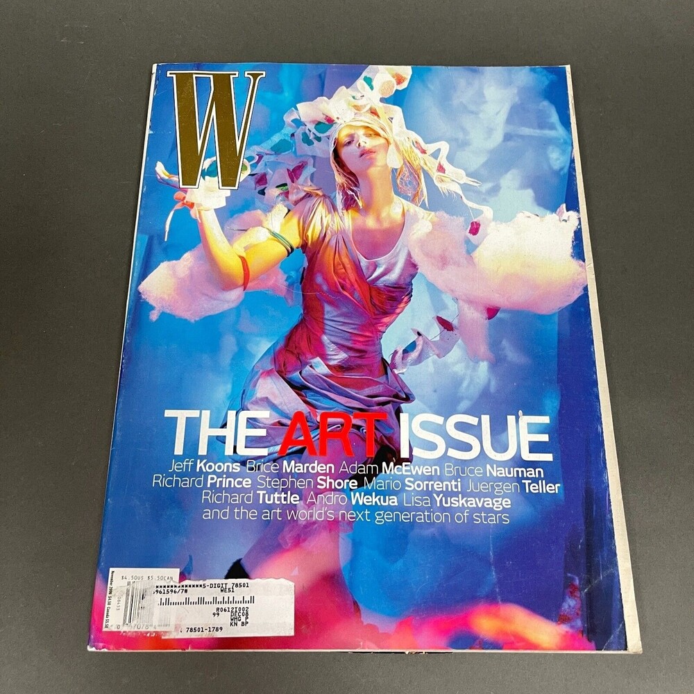 W Magazine The Art Issue Jeff Koons Brice Marden November 2006